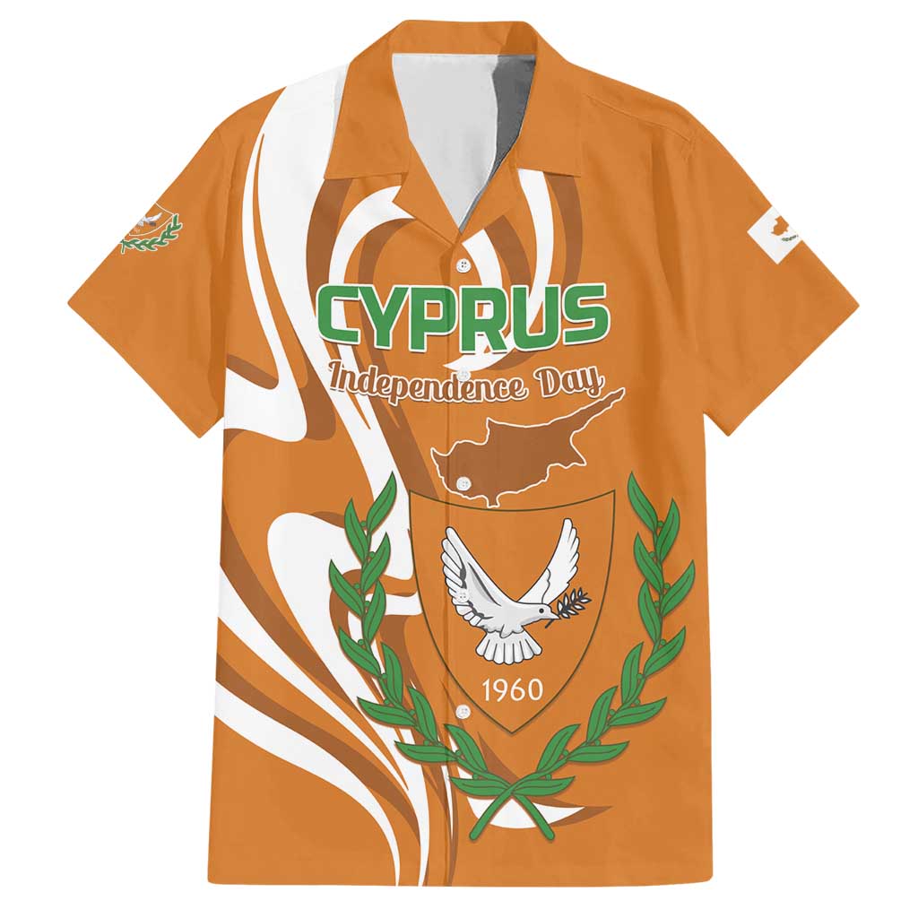 Personalized Cyprus Independence Day 1960 Family Matching Short Sleeve Bodycon Dress and Hawaiian Shirt Kbrs Cumhuriyeti Curve Style - Wonder Print Shop