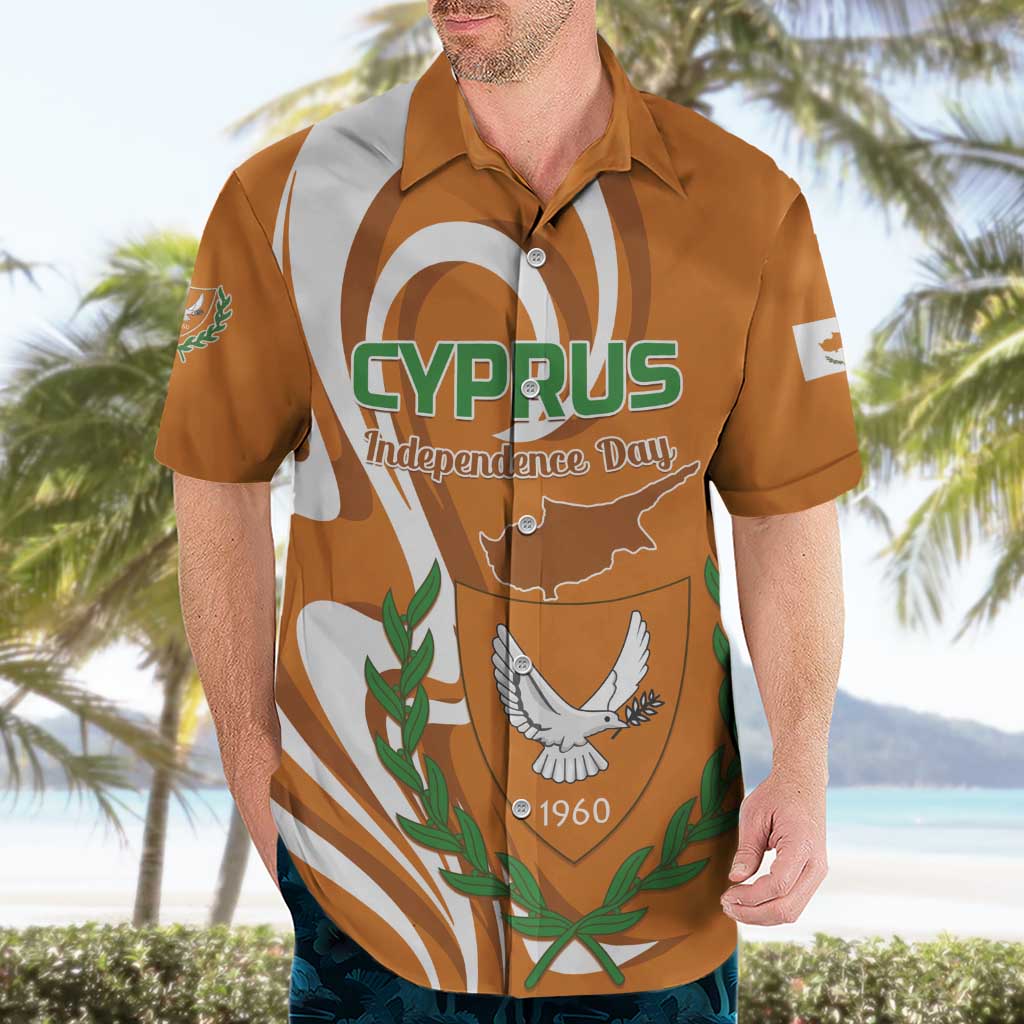 Personalized Cyprus Independence Day 1960 Hawaiian Shirt Kbrs Cumhuriyeti Curve Style - Wonder Print Shop