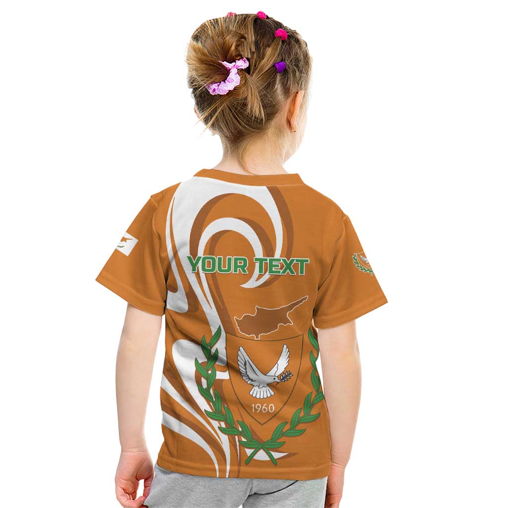 Personalized Cyprus Independence Day 1960 Kid T Shirt Kbrs Cumhuriyeti Curve Style - Wonder Print Shop
