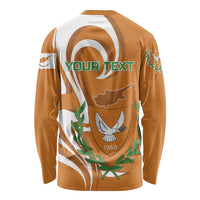 Personalized Cyprus Independence Day 1960 Long Sleeve Shirt Kbrs Cumhuriyeti Curve Style - Wonder Print Shop