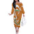 Personalized Cyprus Independence Day 1960 Off The Shoulder Long Sleeve Dress Kbrs Cumhuriyeti Curve Style - Wonder Print Shop