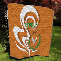 Personalized Cyprus Independence Day 1960 Quilt Kbrs Cumhuriyeti Curve Style - Wonder Print Shop