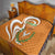 Personalized Cyprus Independence Day 1960 Quilt Kbrs Cumhuriyeti Curve Style - Wonder Print Shop