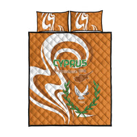 Personalized Cyprus Independence Day 1960 Quilt Bed Set Kbrs Cumhuriyeti Curve Style - Wonder Print Shop