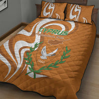 Personalized Cyprus Independence Day 1960 Quilt Bed Set Kbrs Cumhuriyeti Curve Style - Wonder Print Shop