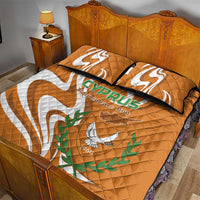 Personalized Cyprus Independence Day 1960 Quilt Bed Set Kbrs Cumhuriyeti Curve Style - Wonder Print Shop
