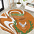 Personalized Cyprus Independence Day 1960 Round Carpet Kıbrıs Cumhuriyeti Curve Style
