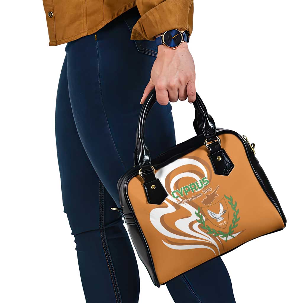 Personalized Cyprus Independence Day 1960 Shoulder Handbag Kıbrıs Cumhuriyeti Curve Style