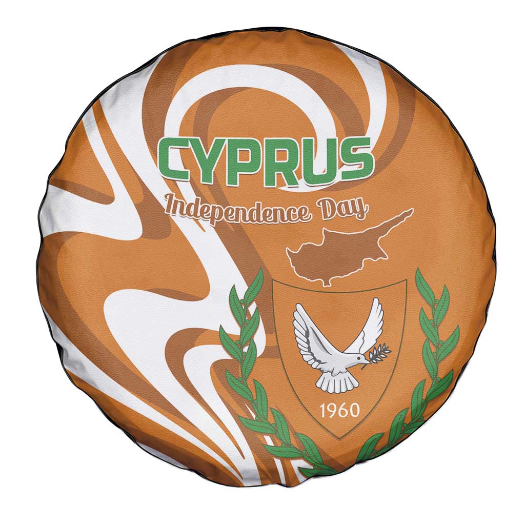 Personalized Cyprus Independence Day 1960 Spare Tire Cover Kbrs Cumhuriyeti Curve Style - Wonder Print Shop