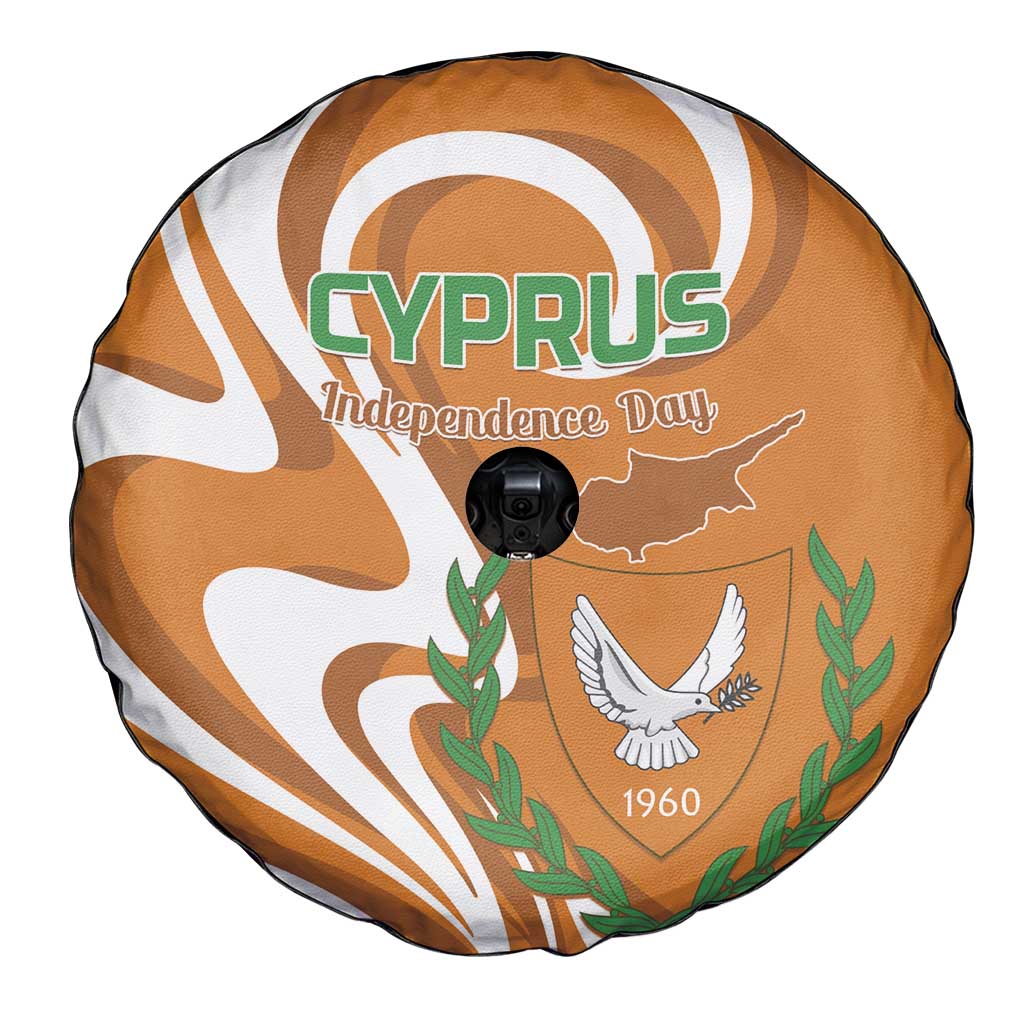 Personalized Cyprus Independence Day 1960 Spare Tire Cover Kbrs Cumhuriyeti Curve Style - Wonder Print Shop