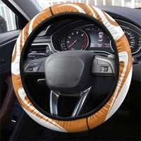 Cyprus Independence Day 1960 Steering Wheel Cover Kbrs Cumhuriyeti Curve Style - Wonder Print Shop