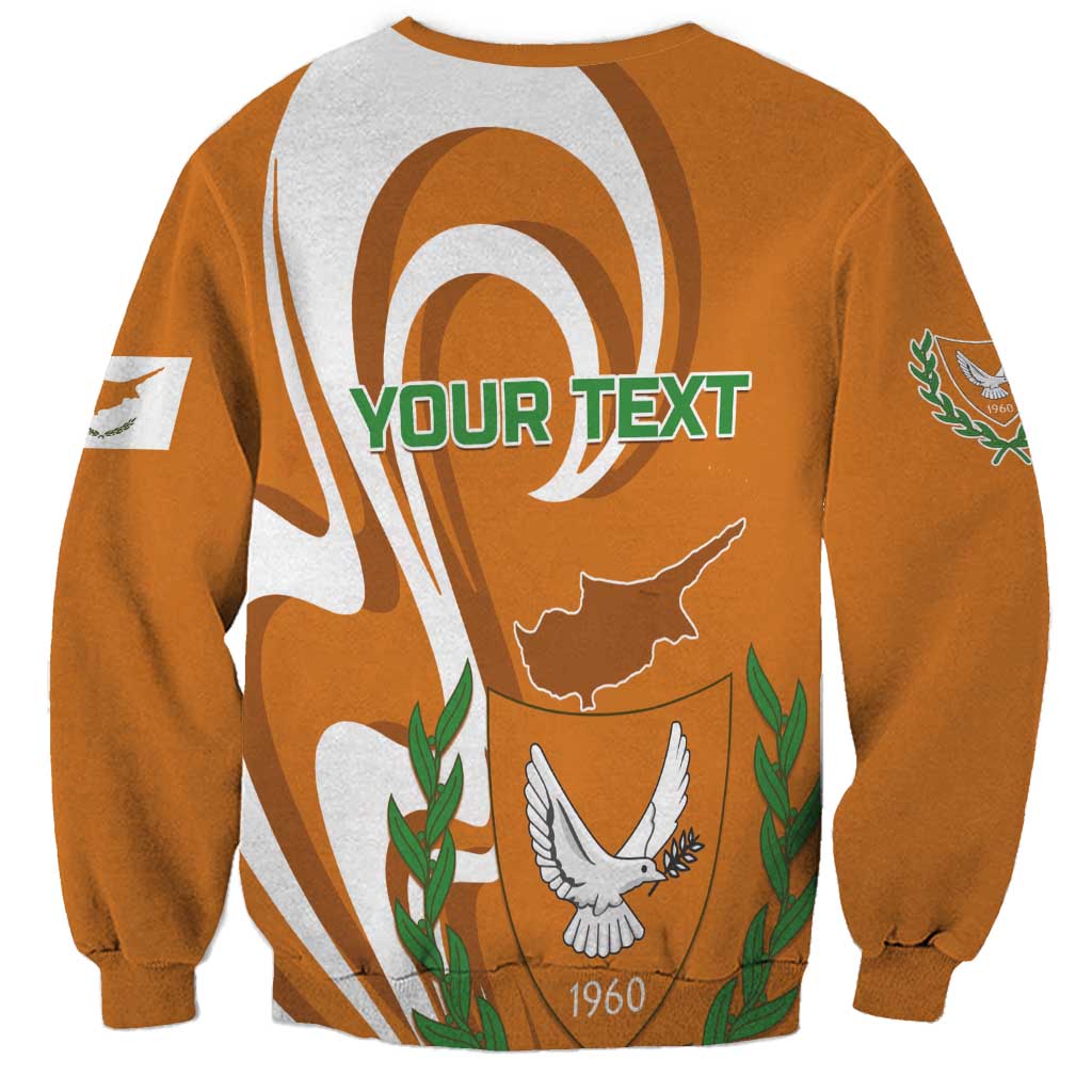 Personalized Cyprus Independence Day 1960 Sweatshirt Kbrs Cumhuriyeti Curve Style - Wonder Print Shop