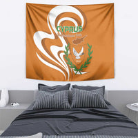 Personalized Cyprus Independence Day 1960 Tapestry Kbrs Cumhuriyeti Curve Style - Wonder Print Shop