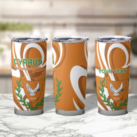 Personalized Cyprus Independence Day 1960 Tumbler Cup Kbrs Cumhuriyeti Curve Style - Wonder Print Shop