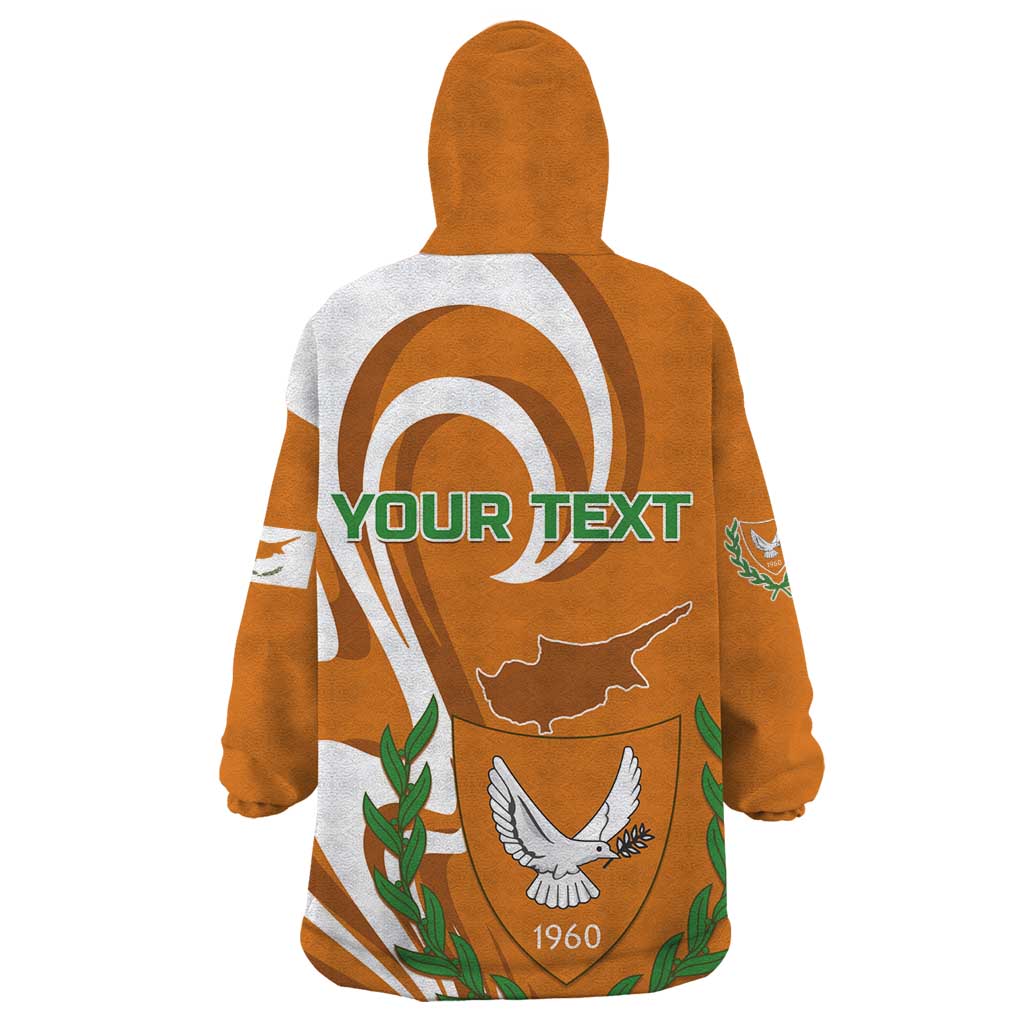 Personalized Cyprus Independence Day 1960 Wearable Blanket Hoodie Kbrs Cumhuriyeti Curve Style - Wonder Print Shop