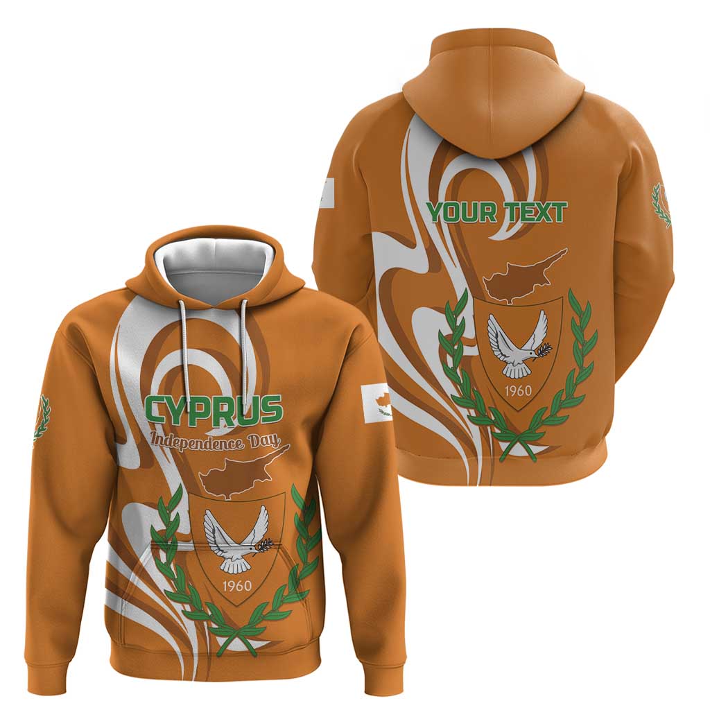 Personalized Cyprus Independence Day 1960 Zip Hoodie Kbrs Cumhuriyeti Curve Style - Wonder Print Shop