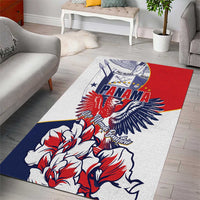 Panama Harpy Eagle Area Rug Pro Mundi Beneficio Flor del Espiritu Santo - Wonder Print Shop