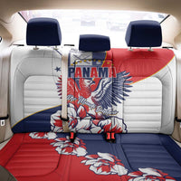 Panama Harpy Eagle Back Car Seat Cover Pro Mundi Beneficio Flor del Espiritu Santo - Wonder Print Shop