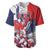 Personalized Panama Harpy Eagle Baseball Jersey Pro Mundi Beneficio Flor del Espiritu Santo - Wonder Print Shop
