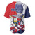Personalized Panama Harpy Eagle Baseball Jersey Pro Mundi Beneficio Flor del Espiritu Santo - Wonder Print Shop