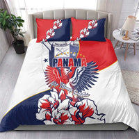 Panama Harpy Eagle Bedding Set Pro Mundi Beneficio Flor del Espiritu Santo - Wonder Print Shop