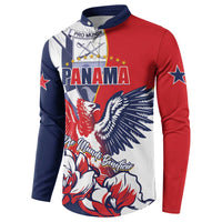 Personalized Panama Harpy Eagle Button Sweatshirt Pro Mundi Beneficio Flor del Espiritu Santo - Wonder Print Shop