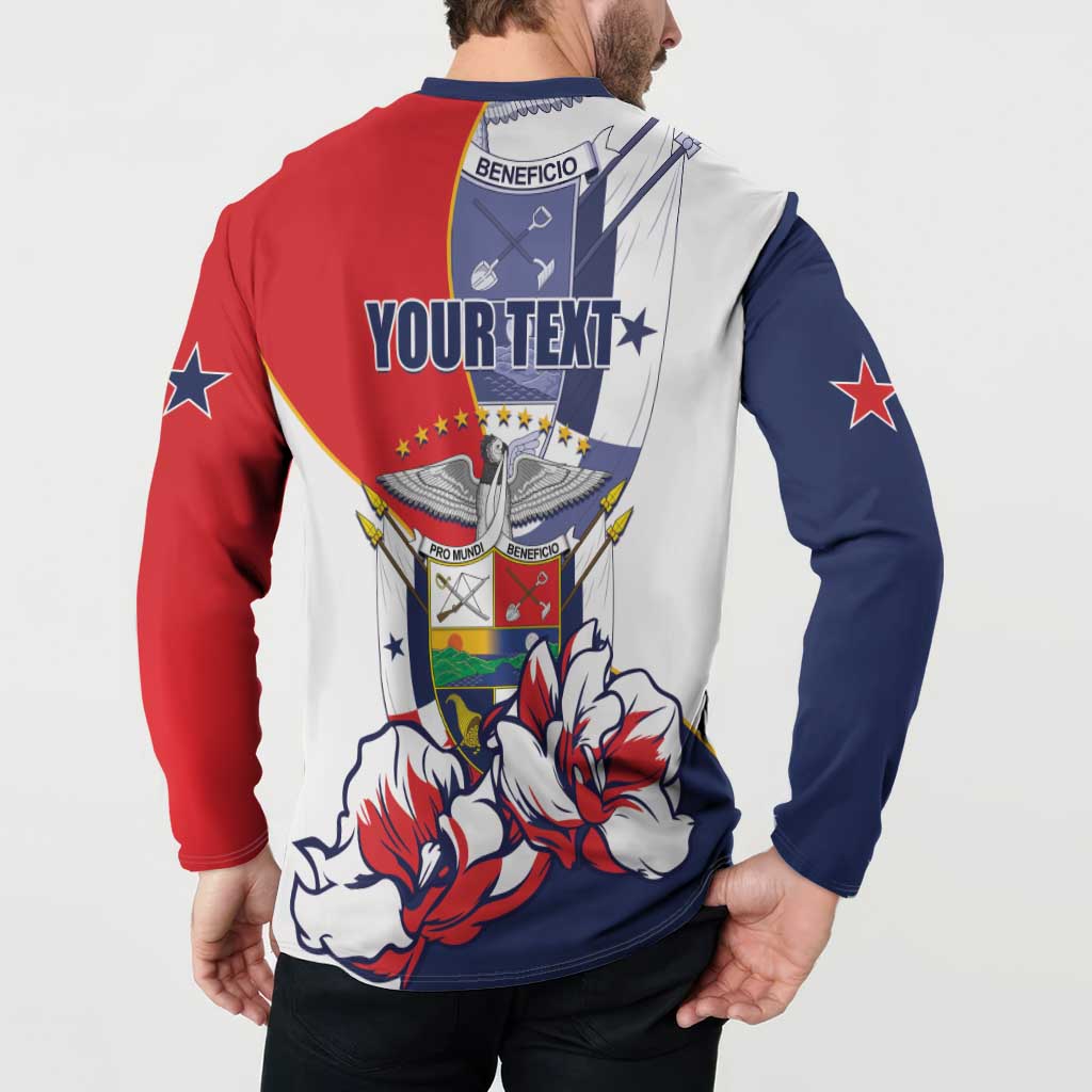 Personalized Panama Harpy Eagle Button Sweatshirt Pro Mundi Beneficio Flor del Espiritu Santo - Wonder Print Shop