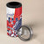 Personalized Panama Harpy Eagle 4 in 1 Can Cooler Tumbler Pro Mundi Beneficio Flor del Espiritu Santo - Wonder Print Shop