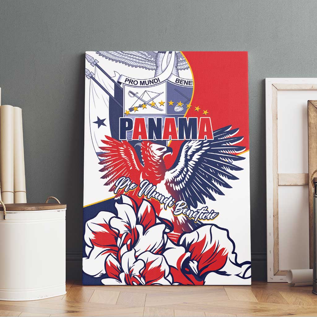 Panama Harpy Eagle Canvas Wall Art Pro Mundi Beneficio Flor del Espiritu Santo - Wonder Print Shop