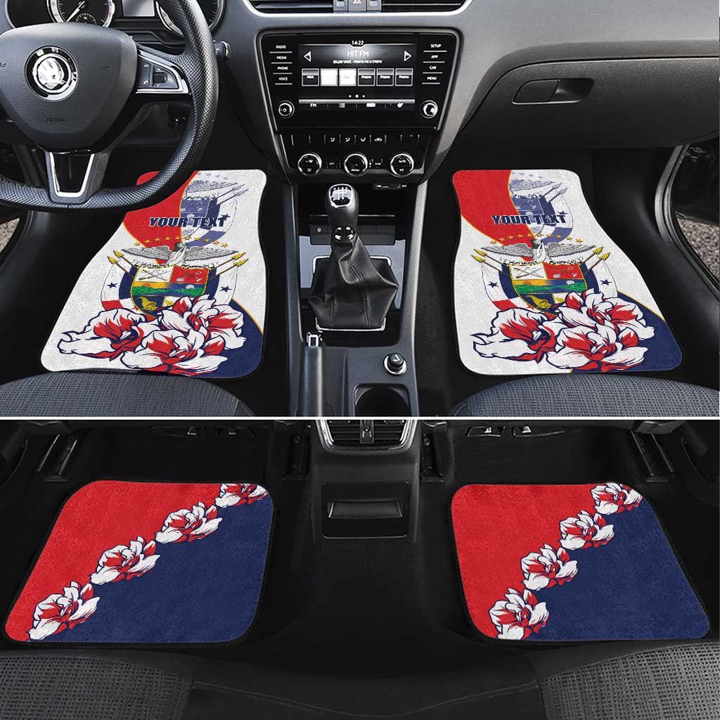 Panama Harpy Eagle Car Mats Pro Mundi Beneficio Flor del Espiritu Santo - Wonder Print Shop
