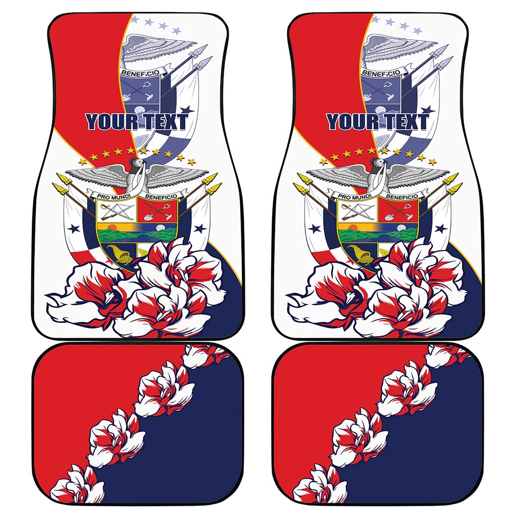Panama Harpy Eagle Car Mats Pro Mundi Beneficio Flor del Espiritu Santo - Wonder Print Shop