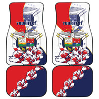 Panama Harpy Eagle Car Mats Pro Mundi Beneficio Flor del Espiritu Santo - Wonder Print Shop