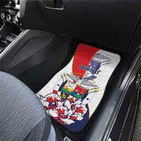 Panama Harpy Eagle Car Mats Pro Mundi Beneficio Flor del Espiritu Santo - Wonder Print Shop