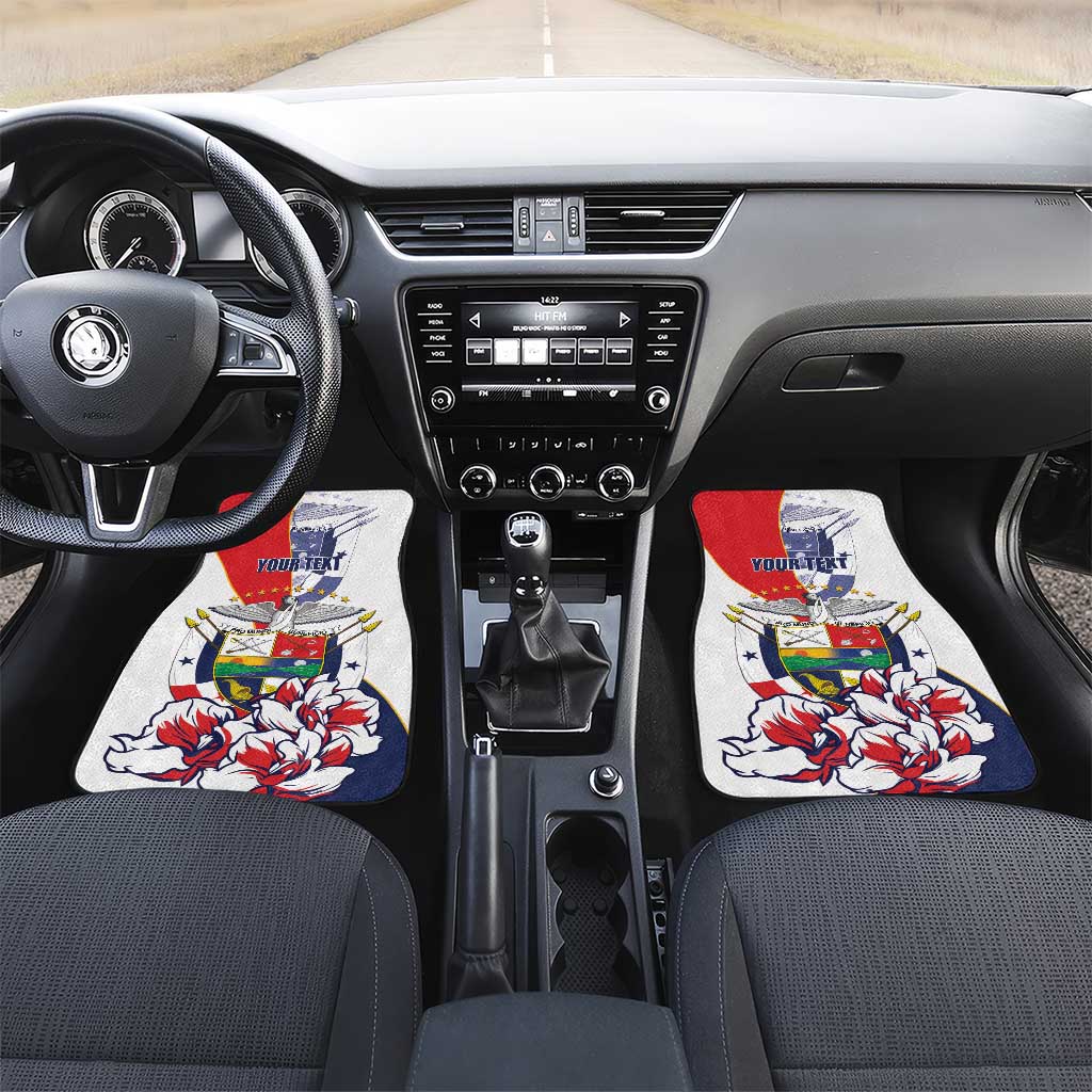 Panama Harpy Eagle Car Mats Pro Mundi Beneficio Flor del Espiritu Santo - Wonder Print Shop