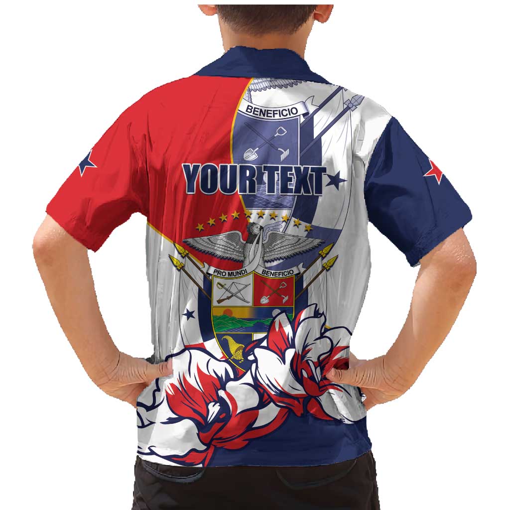 Personalized Panama Harpy Eagle Family Matching Mermaid Dress and Hawaiian Shirt Pro Mundi Beneficio Flor del Espiritu Santo - Wonder Print Shop