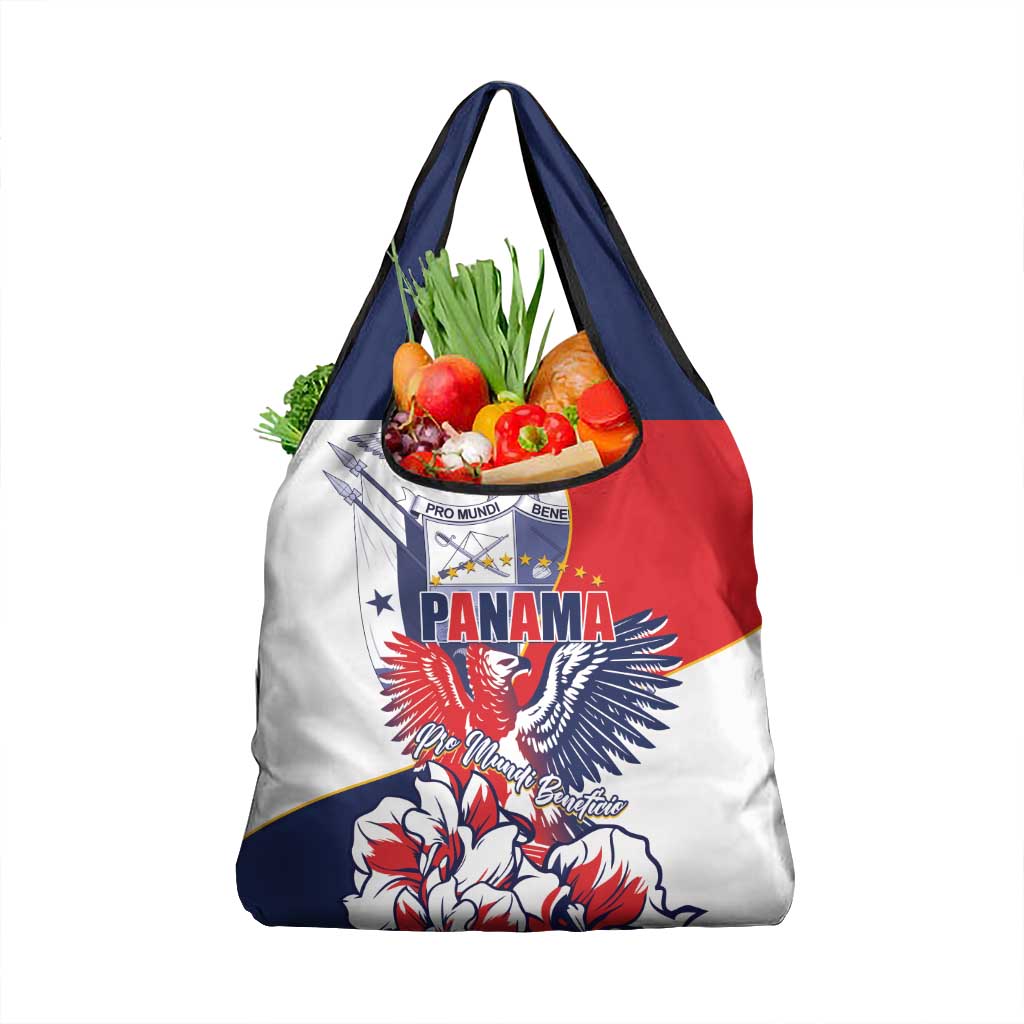 Panama Harpy Eagle Grocery Bag Pro Mundi Beneficio Flor del Espiritu Santo