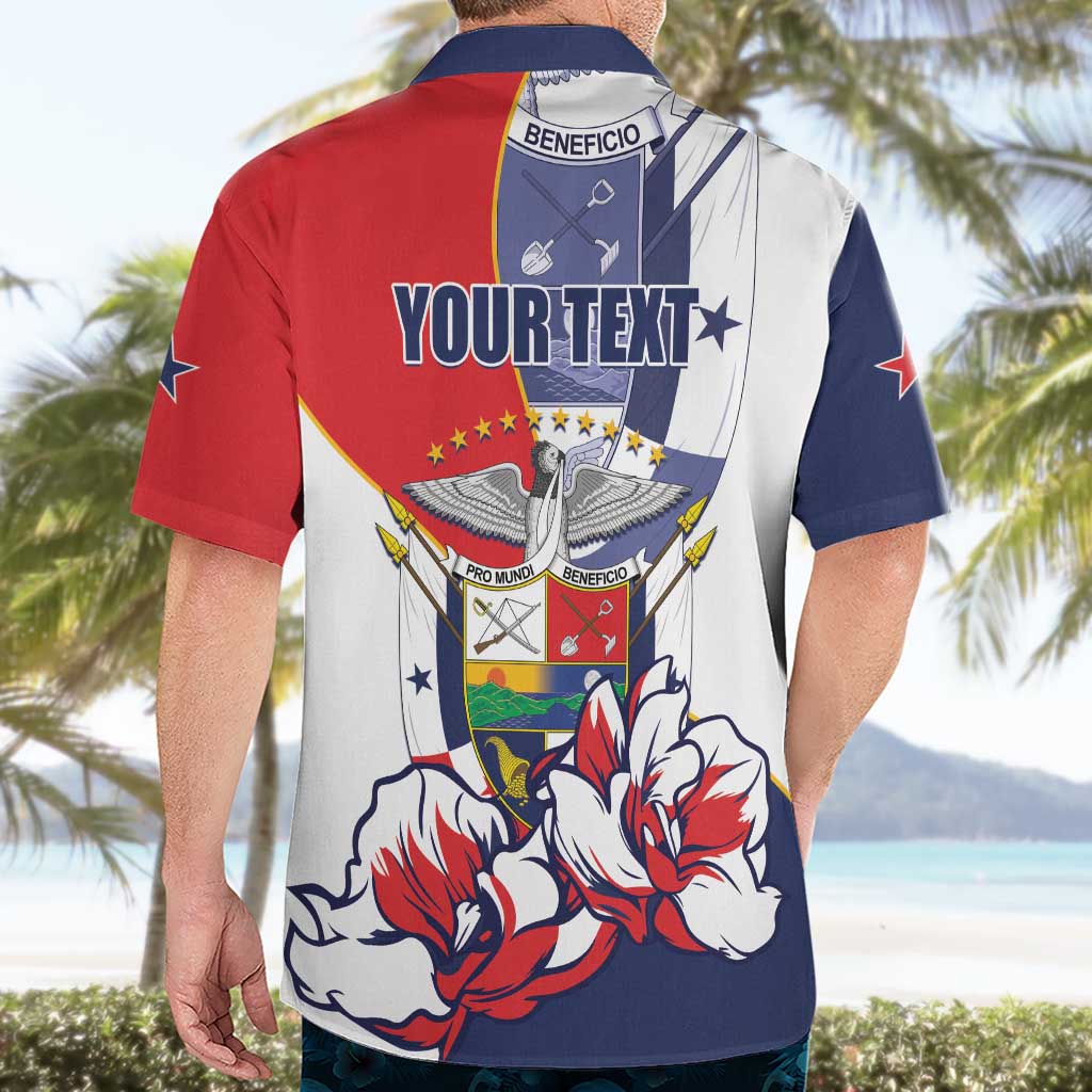 Personalized Panama Harpy Eagle Hawaiian Shirt Pro Mundi Beneficio Flor del Espiritu Santo - Wonder Print Shop