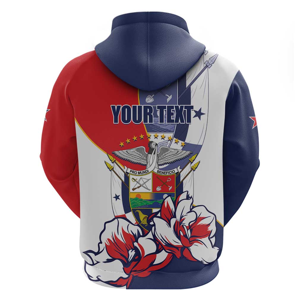 Personalized Panama Harpy Eagle Hoodie Pro Mundi Beneficio Flor del Espiritu Santo - Wonder Print Shop