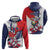 Personalized Panama Harpy Eagle Hoodie Pro Mundi Beneficio Flor del Espiritu Santo - Wonder Print Shop