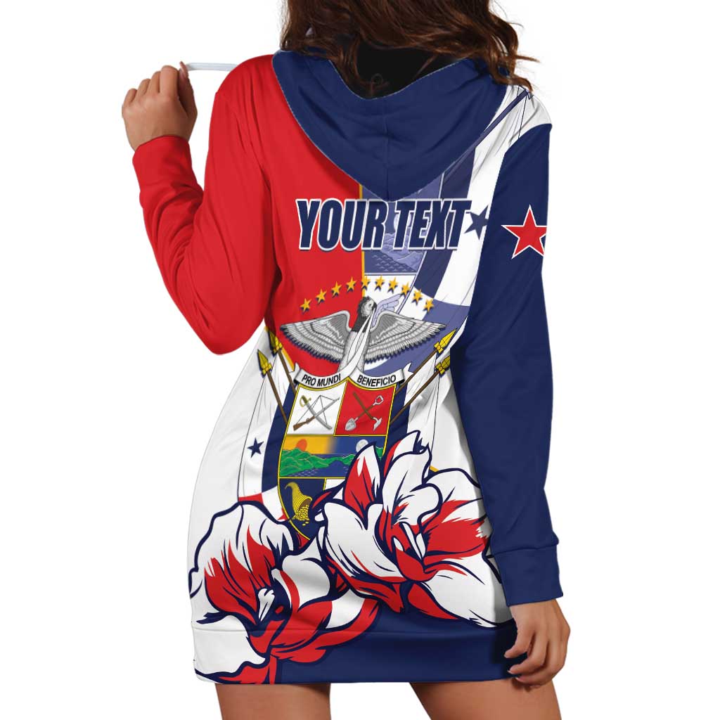 Personalized Panama Harpy Eagle Hoodie Dress Pro Mundi Beneficio Flor del Espiritu Santo - Wonder Print Shop