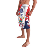 Personalized Panama Harpy Eagle Lavalava Pro Mundi Beneficio Flor del Espiritu Santo - Wonder Print Shop