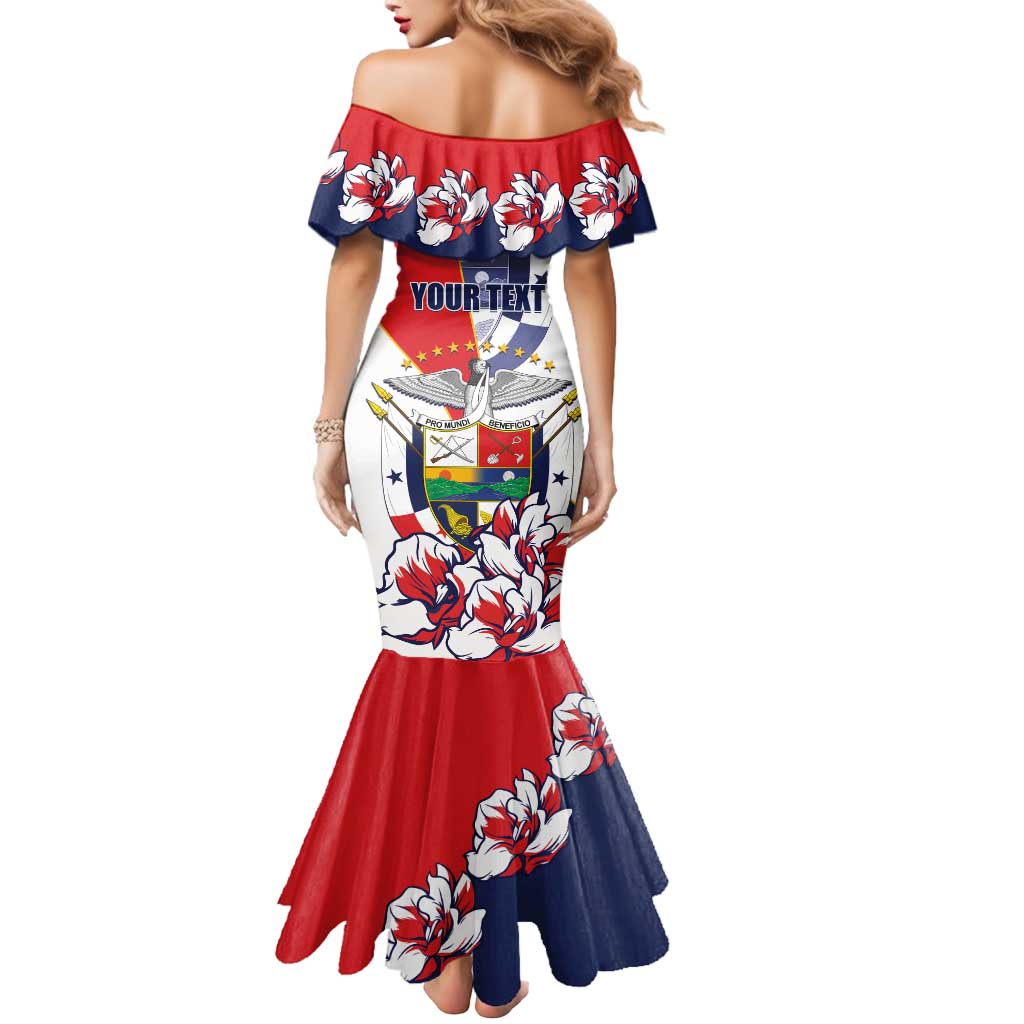 Personalized Panama Harpy Eagle Mermaid Dress Pro Mundi Beneficio Flor del Espiritu Santo - Wonder Print Shop