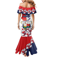 Personalized Panama Harpy Eagle Mermaid Dress Pro Mundi Beneficio Flor del Espiritu Santo - Wonder Print Shop