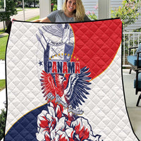 Panama Harpy Eagle Quilt Pro Mundi Beneficio Flor del Espiritu Santo - Wonder Print Shop