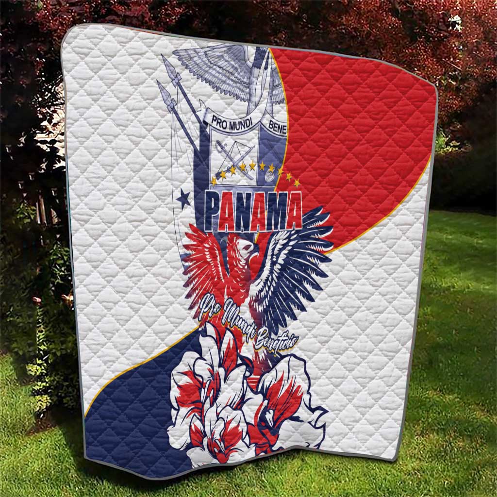 Panama Harpy Eagle Quilt Pro Mundi Beneficio Flor del Espiritu Santo - Wonder Print Shop