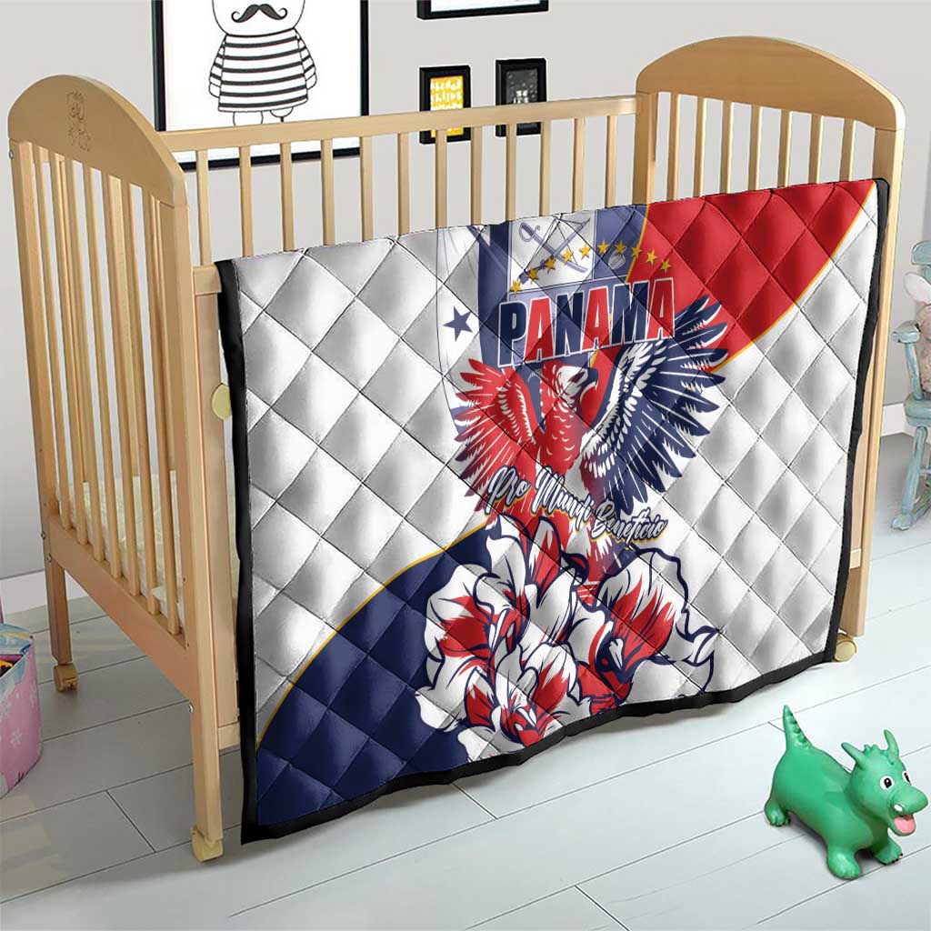 Panama Harpy Eagle Quilt Pro Mundi Beneficio Flor del Espiritu Santo - Wonder Print Shop