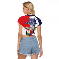 Personalized Panama Harpy Eagle Raglan Cropped T Shirt Pro Mundi Beneficio Flor del Espiritu Santo - Wonder Print Shop