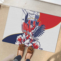 Panama Harpy Eagle Rubber Doormat Pro Mundi Beneficio Flor del Espiritu Santo - Wonder Print Shop