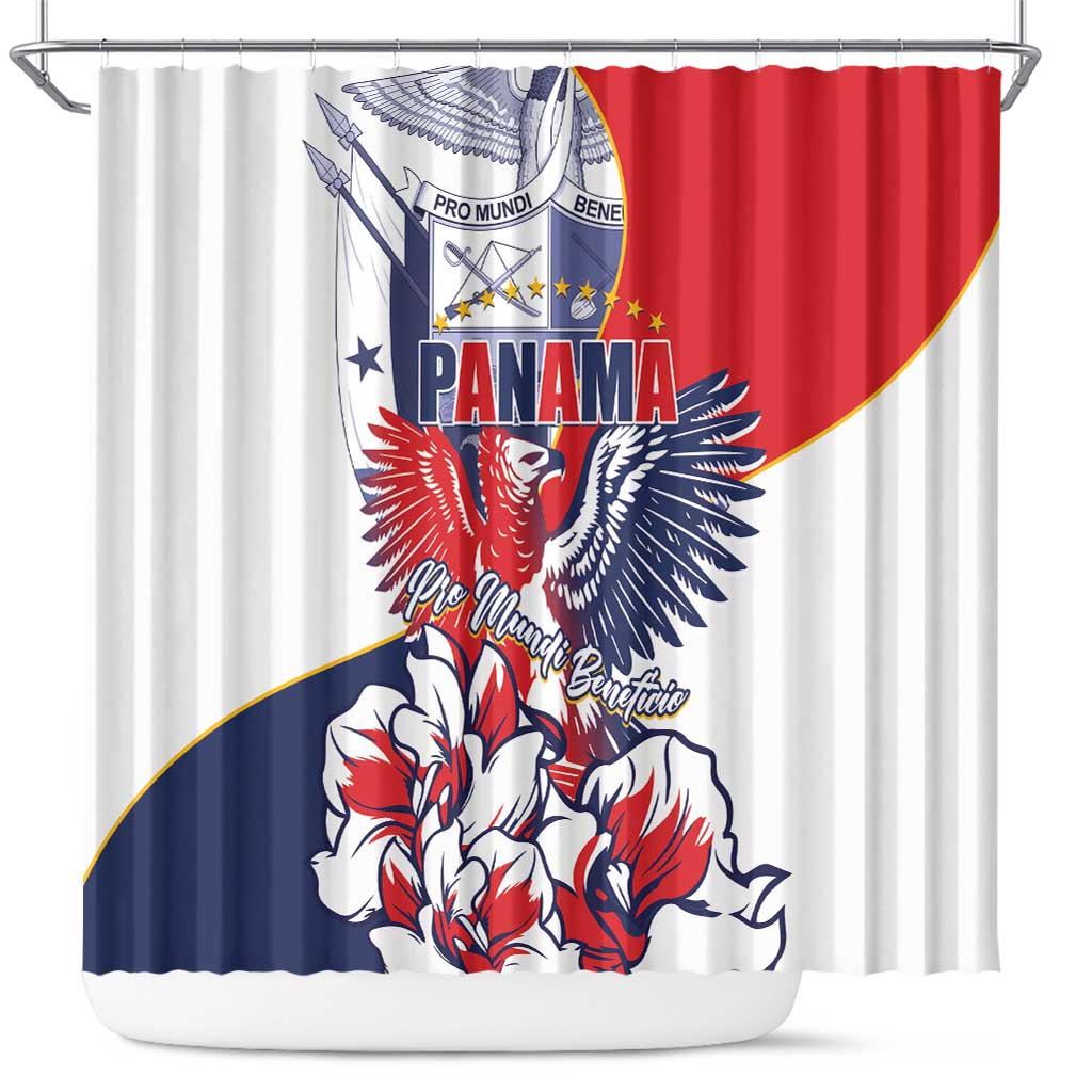 Panama Harpy Eagle Shower Curtain Pro Mundi Beneficio Flor del Espiritu Santo