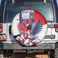 Panama Harpy Eagle Spare Tire Cover Pro Mundi Beneficio Flor del Espiritu Santo - Wonder Print Shop